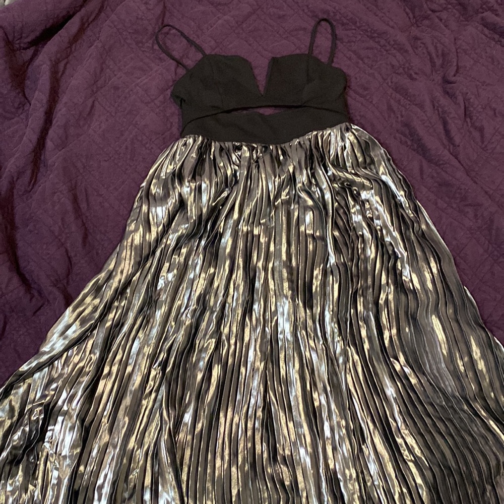 Free People Piper Pleated MIDI Dress